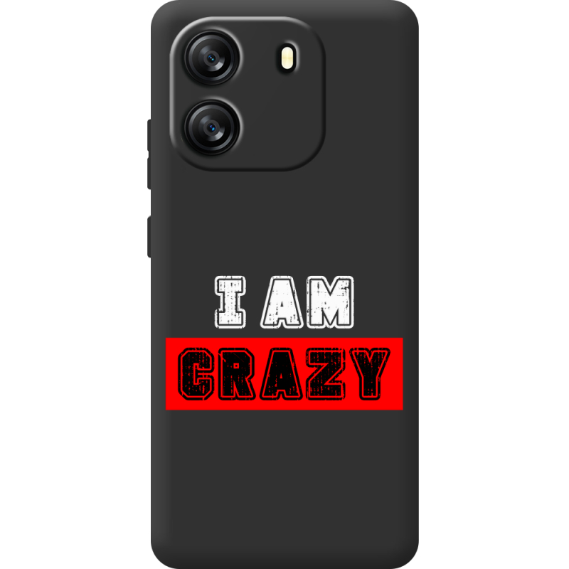 Чорний чохол BoxFace Blackview Wave 6C I'm Crazy