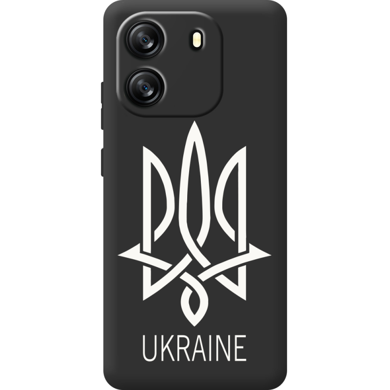 Чорний чохол BoxFace Blackview Wave 6C Тризуб монограмма ukraine