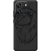 Чорний чохол BoxFace Blackview Wave 6C Lion