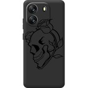 Чорний чохол BoxFace Blackview Wave 6C Skull and Roses