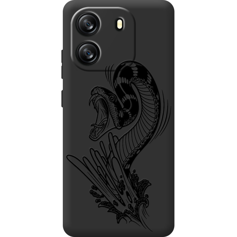 Чорний чохол BoxFace Blackview Wave 6C Snake