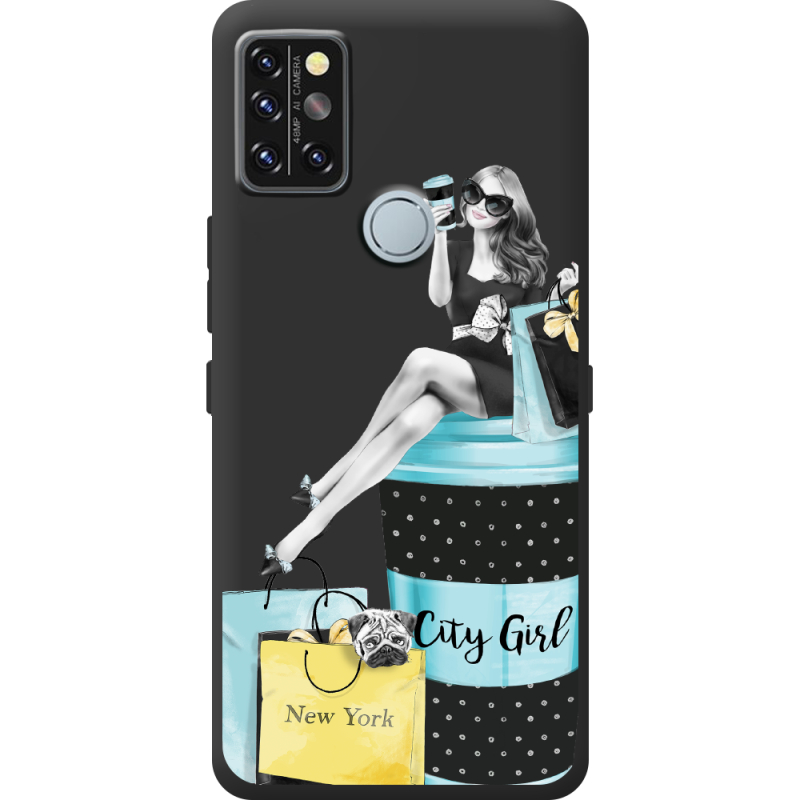 Прозрачный чехол BoxFace Umidigi A9 Pro City Girl