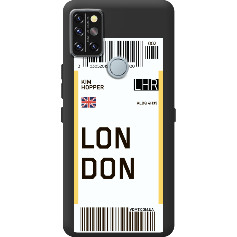 Прозрачный чехол BoxFace Umidigi A9 Pro Ticket London