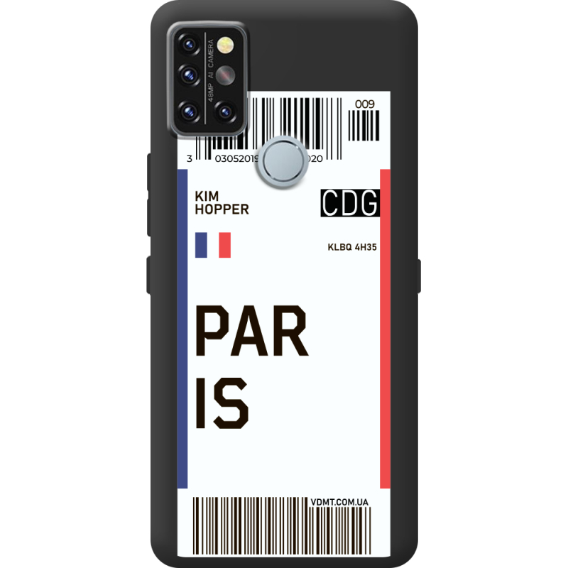 Прозрачный чехол BoxFace Umidigi A9 Pro Ticket Paris