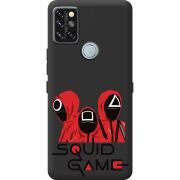 Прозрачный чехол BoxFace Umidigi A9 Pro siquid game люди в красном