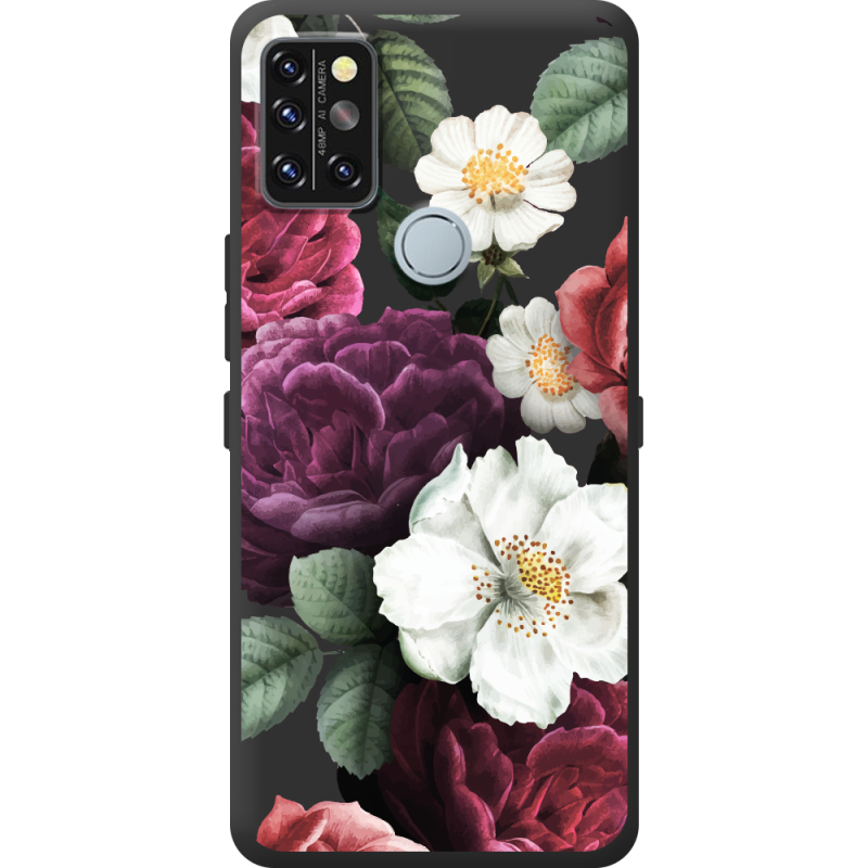 Прозрачный чехол BoxFace Umidigi A9 Pro Floral Dark Dreams