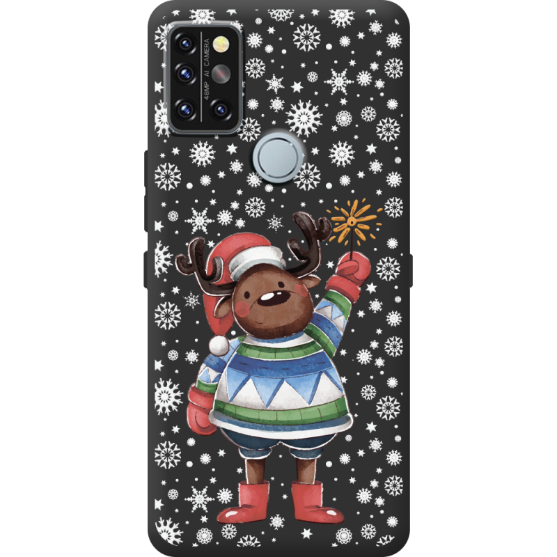 Прозрачный чехол BoxFace Umidigi A9 Pro Christmas Deer with Snow