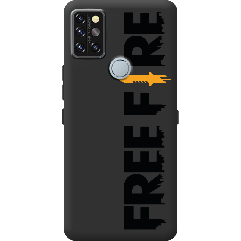 Прозрачный чехол BoxFace Umidigi A9 Pro Free Fire Black Logo