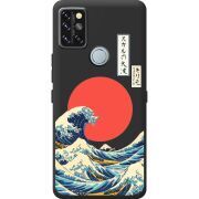 Прозрачный чехол BoxFace Umidigi A9 Pro Большая волна в Канагаве