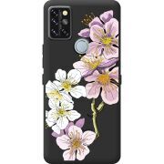 Прозрачный чехол BoxFace Umidigi A9 Pro Cherry Blossom