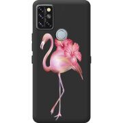 Прозрачный чехол BoxFace Umidigi A9 Pro Floral Flamingo