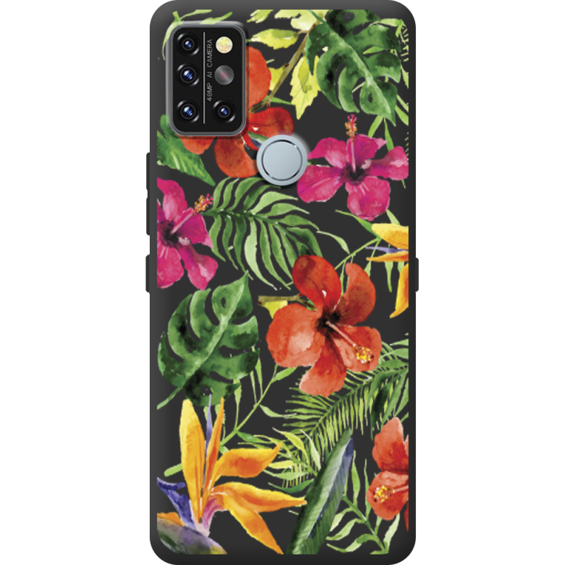 Прозрачный чехол BoxFace Umidigi A9 Pro Tropical Flowers