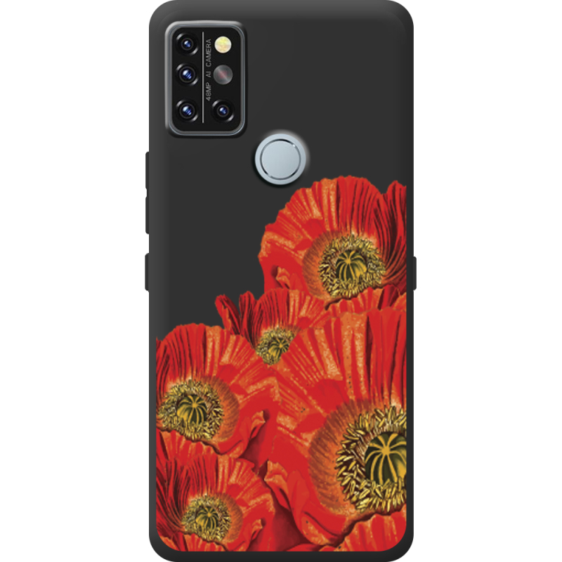 Прозрачный чехол BoxFace Umidigi A9 Pro Red Poppies
