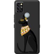 Чехол со стразами Umidigi A9 Pro Egipet Cat