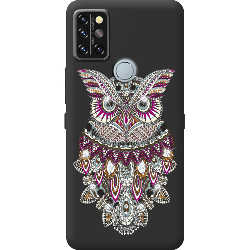 Чехол со стразами Umidigi A9 Pro Owl