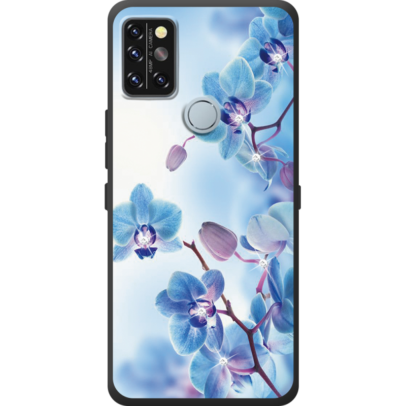 Чехол со стразами Umidigi A9 Pro Orchids