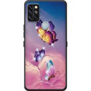 Чехол со стразами Umidigi A9 Pro Butterflies