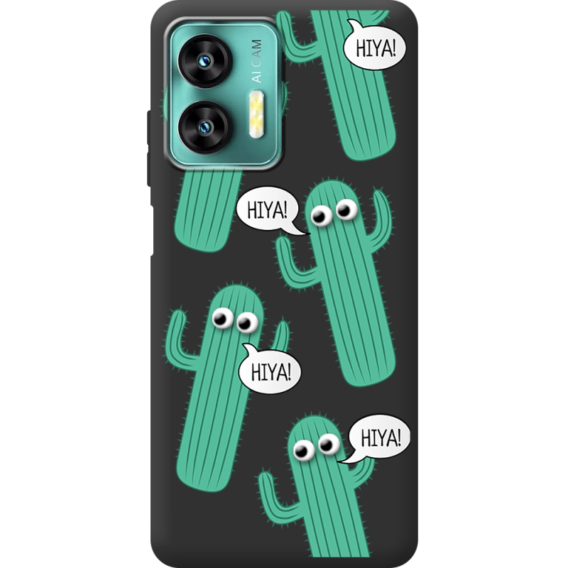 Прозрачный чехол BoxFace Oukitel C35 с 3D-глазками HIYA