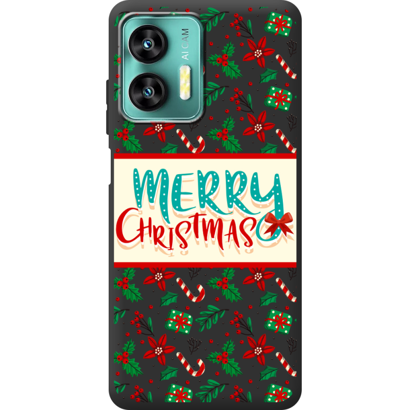 Прозрачный чехол BoxFace Oukitel C35 Vintage Christmas Pattern