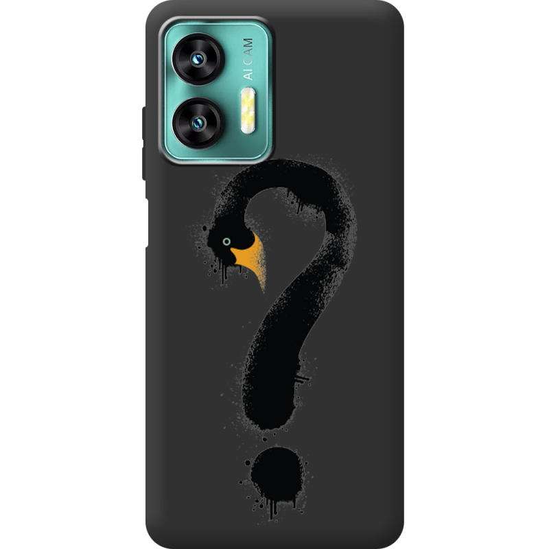 Прозрачный чехол BoxFace Oukitel C35 Swan question