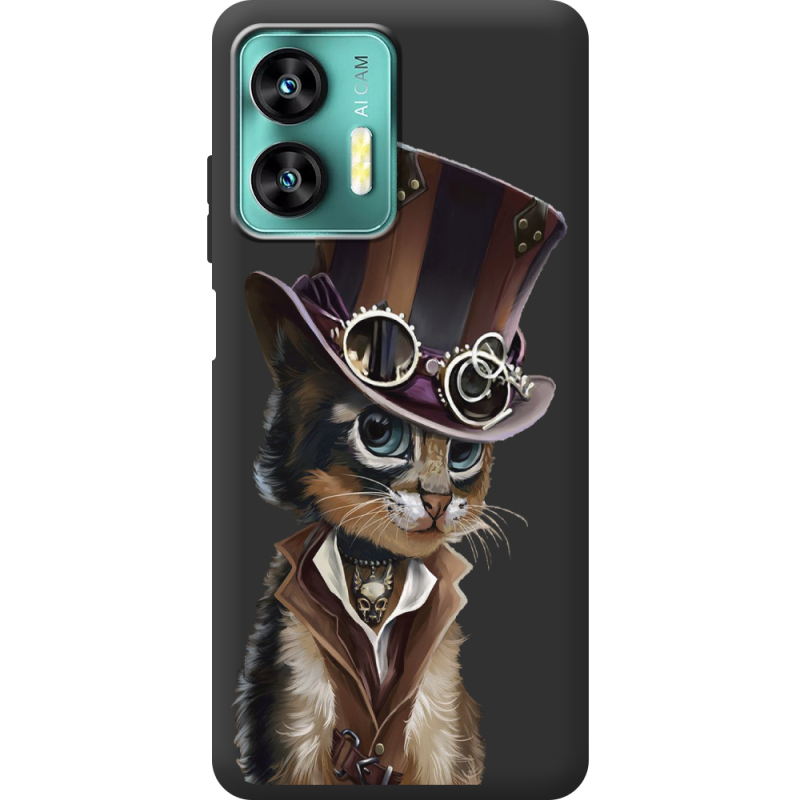 Прозрачный чехол BoxFace Oukitel C35 Steampunk Cat