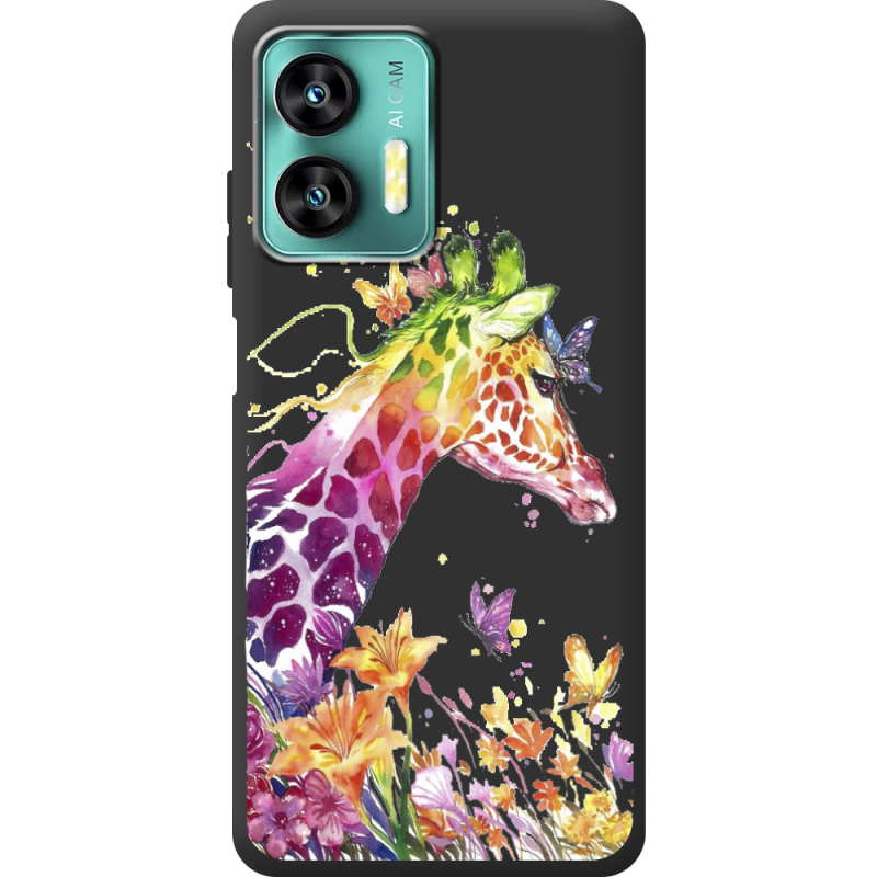 Прозрачный чехол BoxFace Oukitel C35 Colorful Giraffe