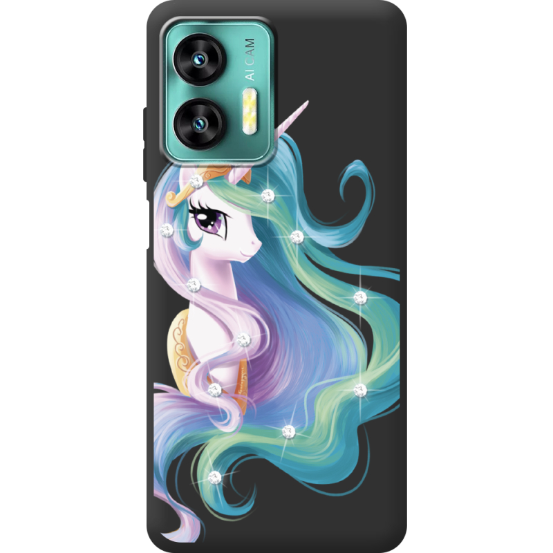 Чехол со стразами Oukitel C36 Unicorn Queen