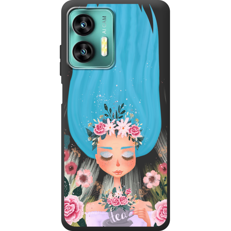 Прозрачный чехол BoxFace Oukitel C36 Blue Hair