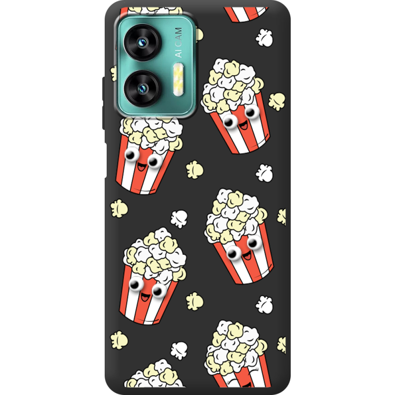 Прозрачный чехол BoxFace Oukitel C36 с 3D-глазками Popcorn