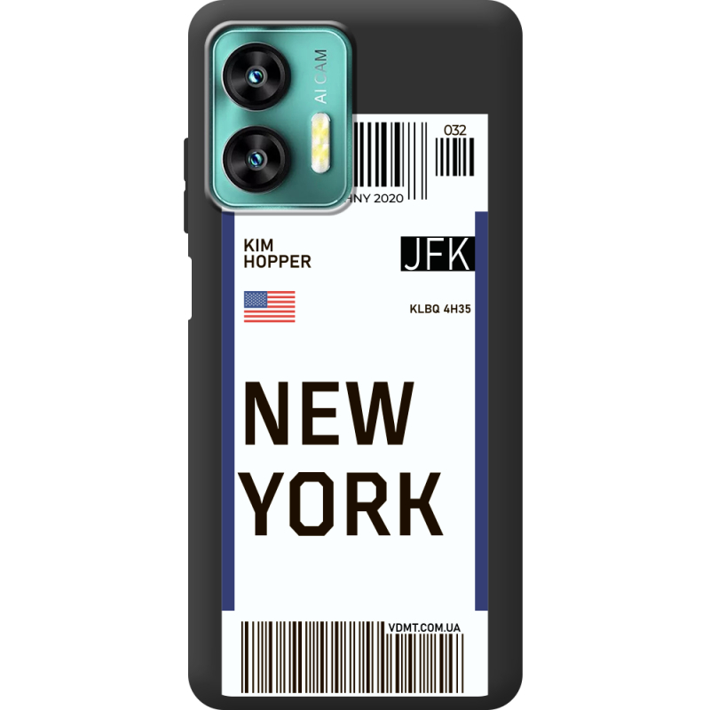 Прозрачный чехол BoxFace Oukitel C36 Ticket New York