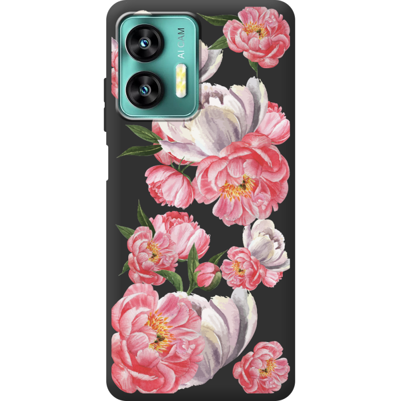 Прозрачный чехол BoxFace Oukitel C36 Peony Watercolor Style