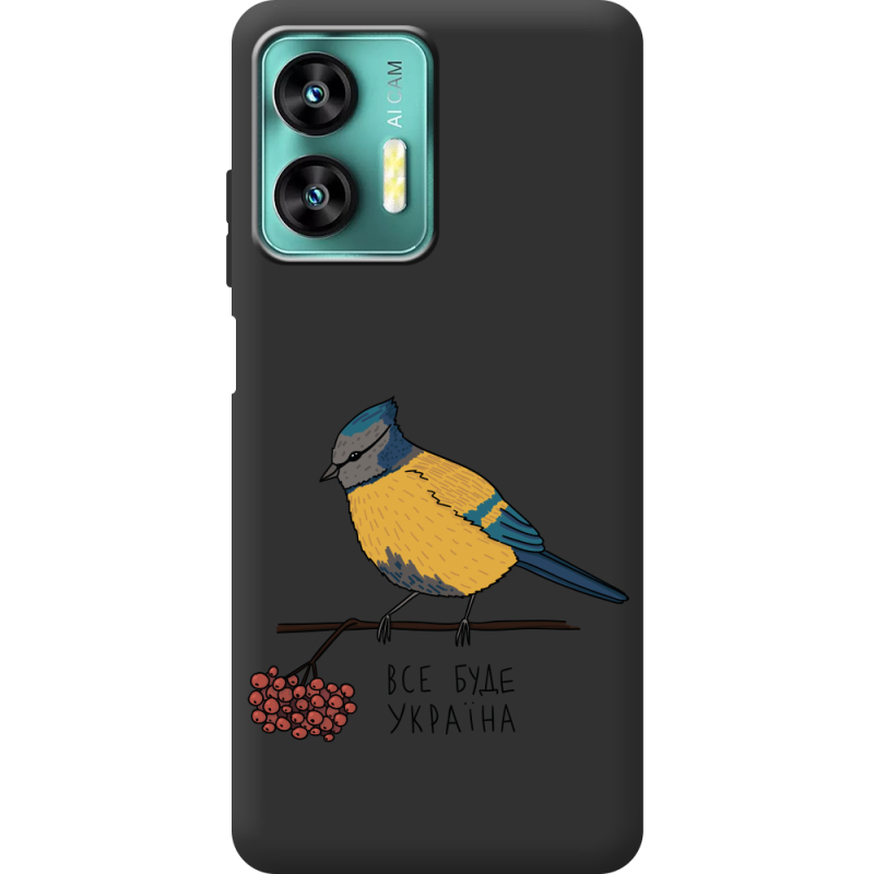 Прозрачный чехол BoxFace Oukitel C36 Синиця і калина