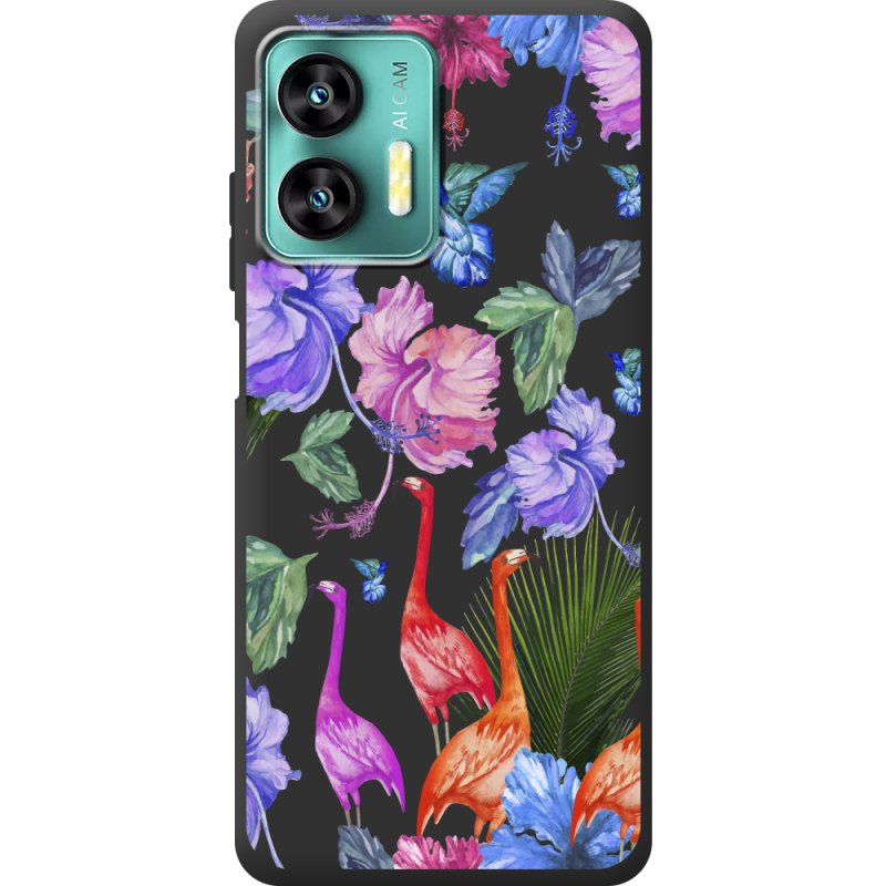 Прозрачный чехол BoxFace Oukitel C36 Flamingo