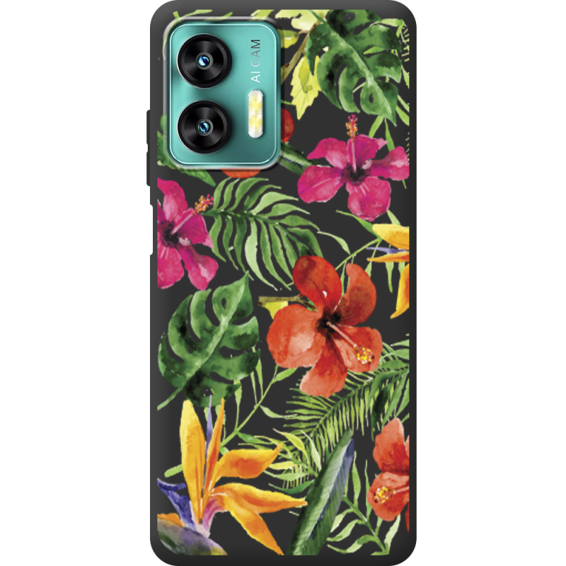 Прозрачный чехол BoxFace Oukitel C36 Tropical Flowers
