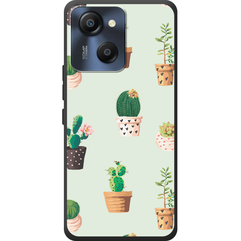 Чохол BoxFace Blackview Oscal Modern 8 L-green Cacti