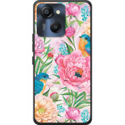 Чохол BoxFace Blackview Oscal Modern 8 Birds in Flowers