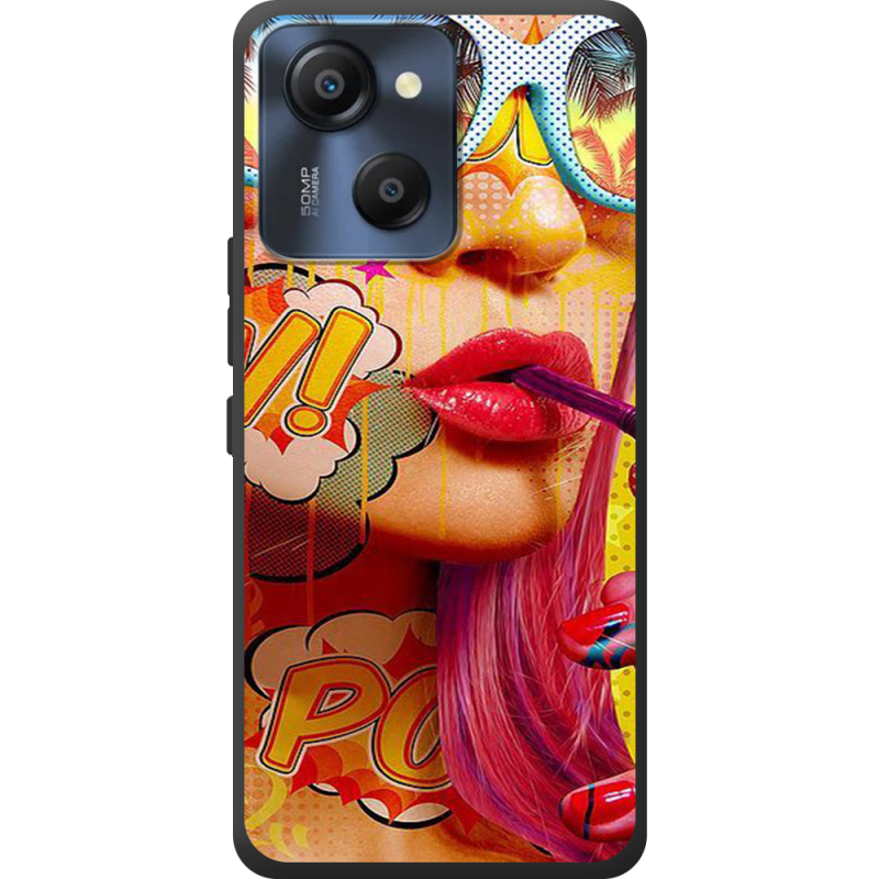 Чохол BoxFace Blackview Oscal Modern 8 Yellow Girl Pop Art