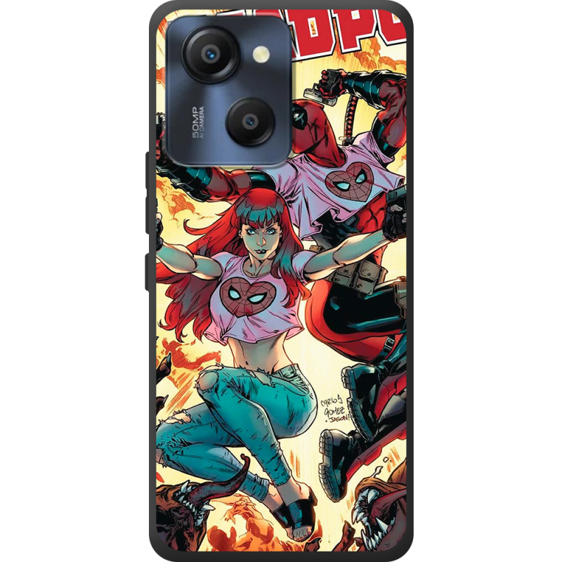 Чохол BoxFace Blackview Oscal Modern 8 Deadpool and Mary Jane