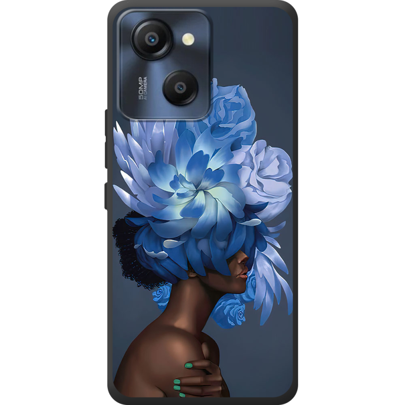 Чохол BoxFace Blackview Oscal Modern 8 Exquisite Blue Flowers