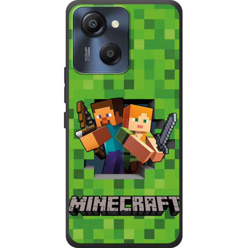 Чохол BoxFace Blackview Oscal Modern 8 Майнкрафт Стів і Алекс