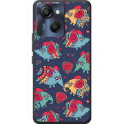 Чохол BoxFace Blackview Oscal Modern 8 Flying Elephants