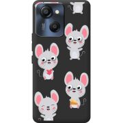 Прозорий чохол BoxFace Blackview Oscal Modern 8 с 3D-глазками Mouse