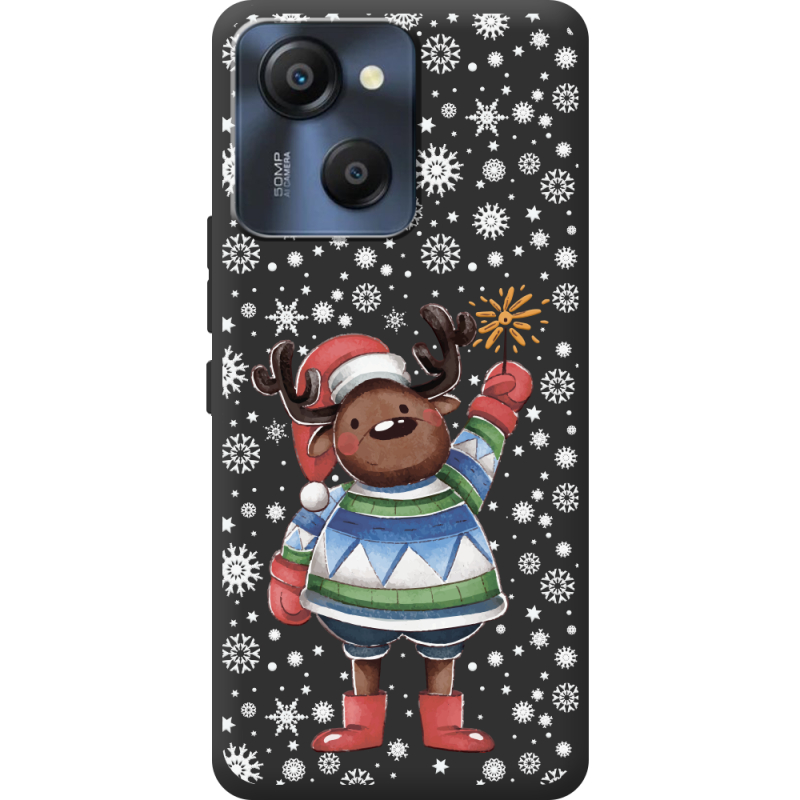 Прозорий чохол BoxFace Blackview Oscal Modern 8 Christmas Deer with Snow
