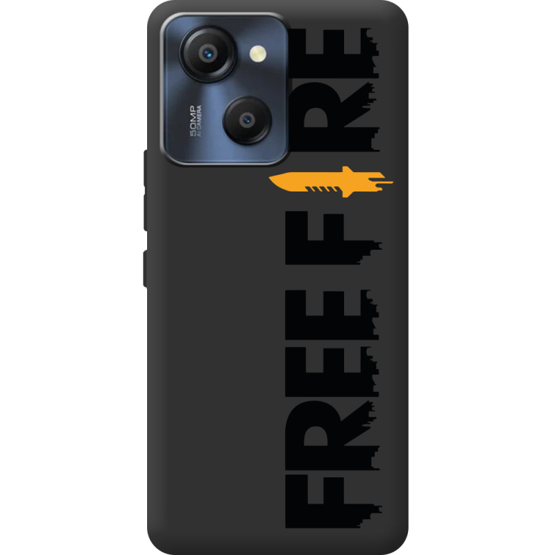 Прозорий чохол BoxFace Blackview Oscal Modern 8 Free Fire Black Logo