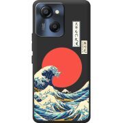 Прозорий чохол BoxFace Blackview Oscal Modern 8 Большая волна в Канагаве