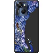 Чохол зі стразами Blackview Oscal Modern 8 Peafowl