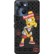 Чорний чохол BoxFace Blackview Oscal Modern 8 Yellow Fun
