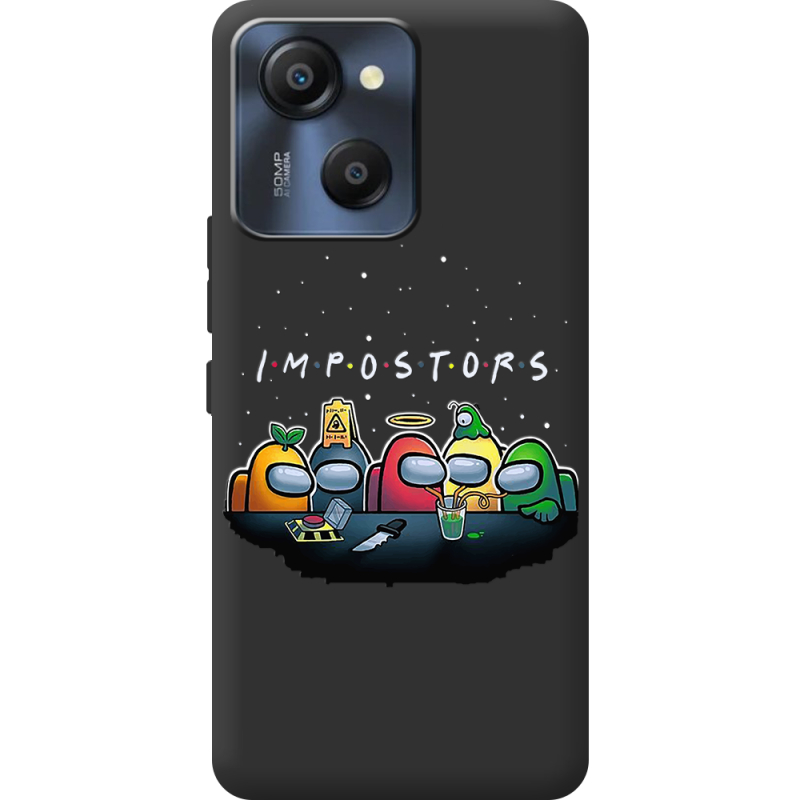 Чорний чохол BoxFace Blackview Oscal Modern 8 Among Us Impostors