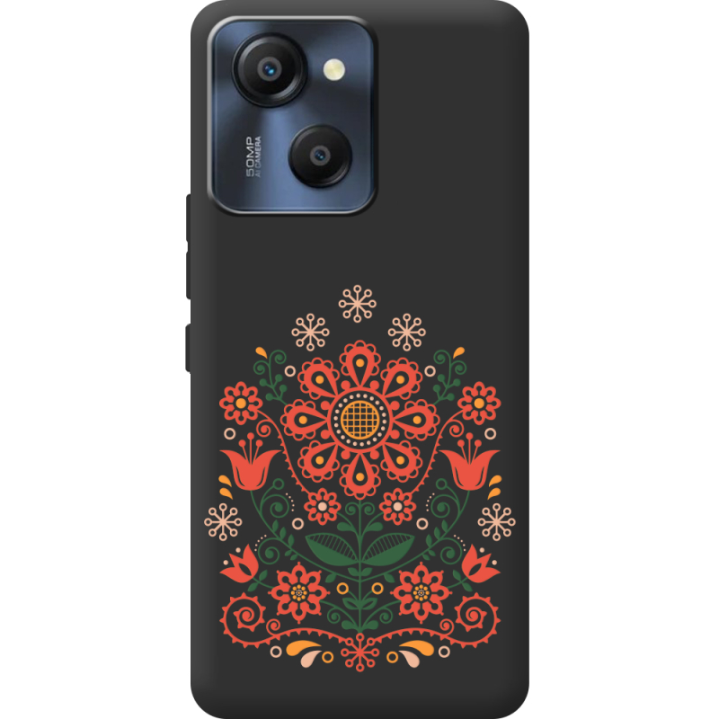 Чорний чохол BoxFace Blackview Oscal Modern 8 Ukrainian Ornament
