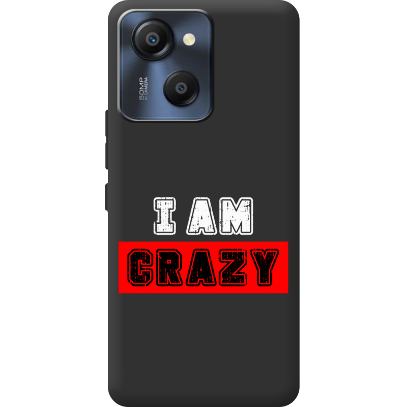 Чорний чохол BoxFace Blackview Oscal Modern 8 I'm Crazy